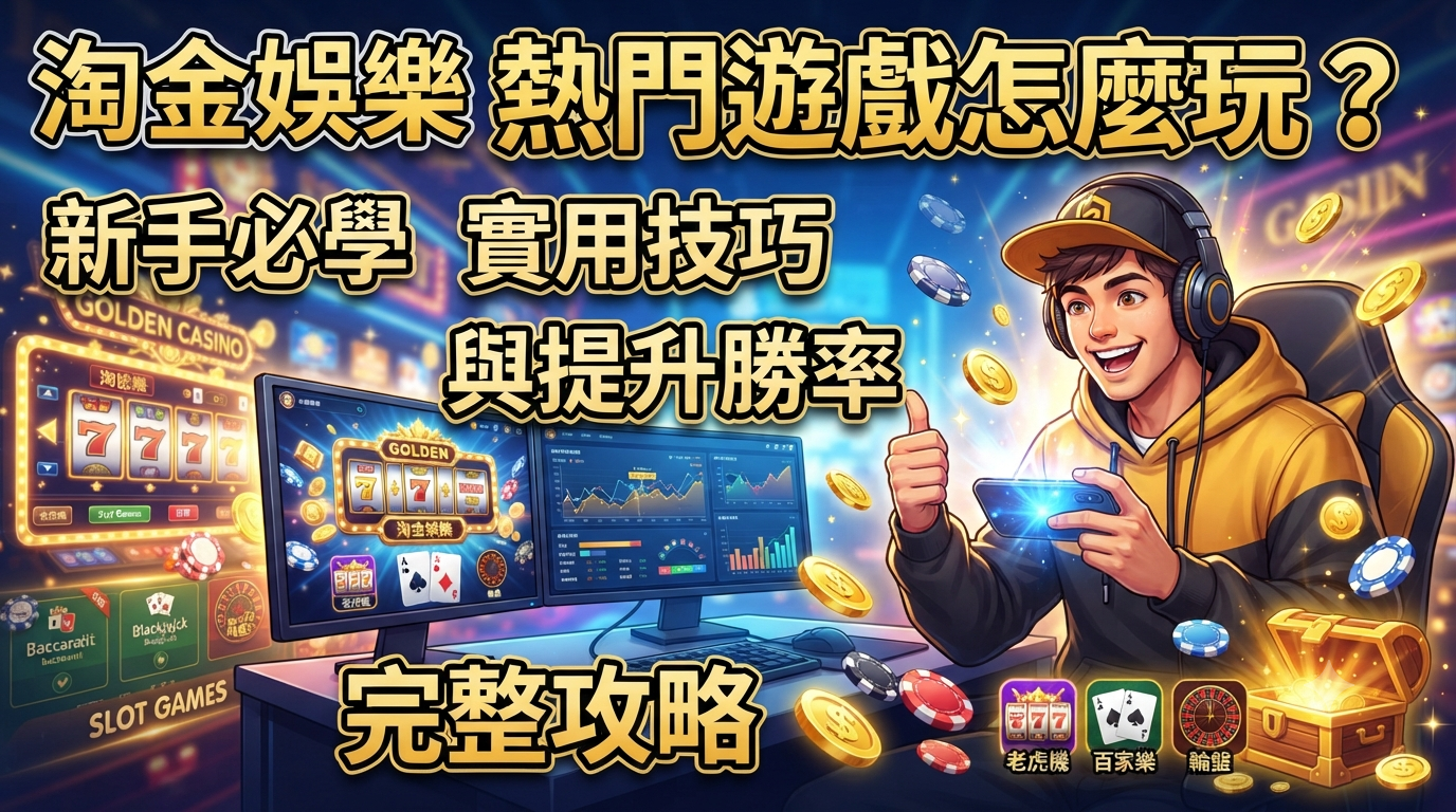 淘金娛樂熱門遊戲怎麼玩？新手必學實用技巧與提升勝率完整攻略